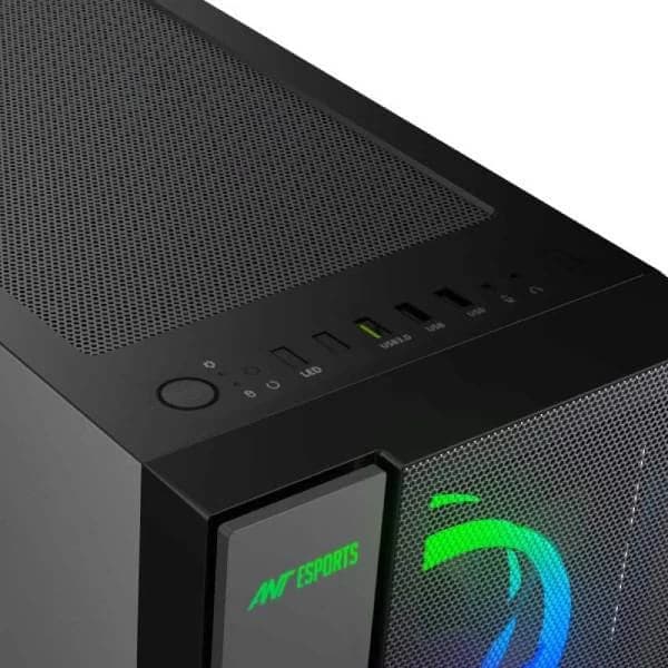 ANT ESPORTS ICE-511 MAX EATX Mid Tower Cabinet (Black)