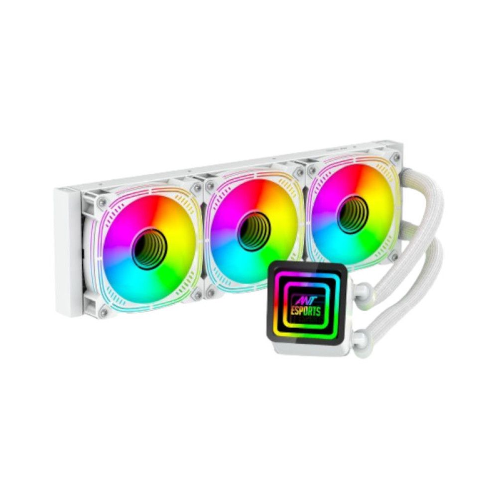 ANT ESPORTS ICE-Infinite 360 ARGB CPU Liquid Cooler (White)