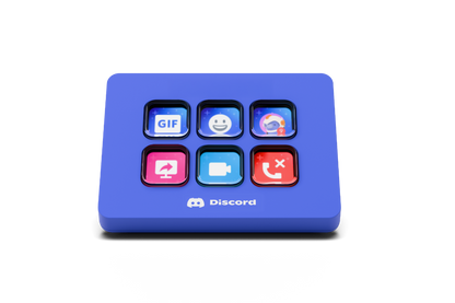 ELGATO STREAM DECK MINI DISCORD EDITION | 6-KEY CONTROLLER WITH PRE-INSTALLED DISCORD ACTIONS, INCLUDES 1-MONTH DISCORD NITRO, IDEAL FOR VOICE, STREAM & CHAT CONTROL 10GAI9931