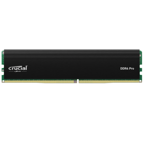 CRUCIAL Pro 32GB ( 32GB x 1 ) 3200MHz DDR4 Ram ( Black ) ( CL22 )