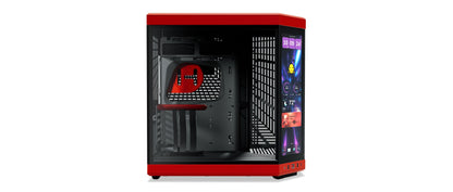 HYTE Y70 TOUCH INFINITE DUAL CHAMBER ATX MID-TOWER CABINET RED-BLACK (CS-HYTE-Y70TI-RB)