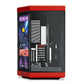 HYTE Y70 TOUCH INFINITE DUAL CHAMBER ATX MID-TOWER CABINET RED-BLACK (CS-HYTE-Y70TI-RB)