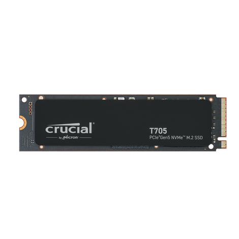 CRUCIAL T705 1TB M.2 NVME Gen5 Solid State Drive ( SSD )