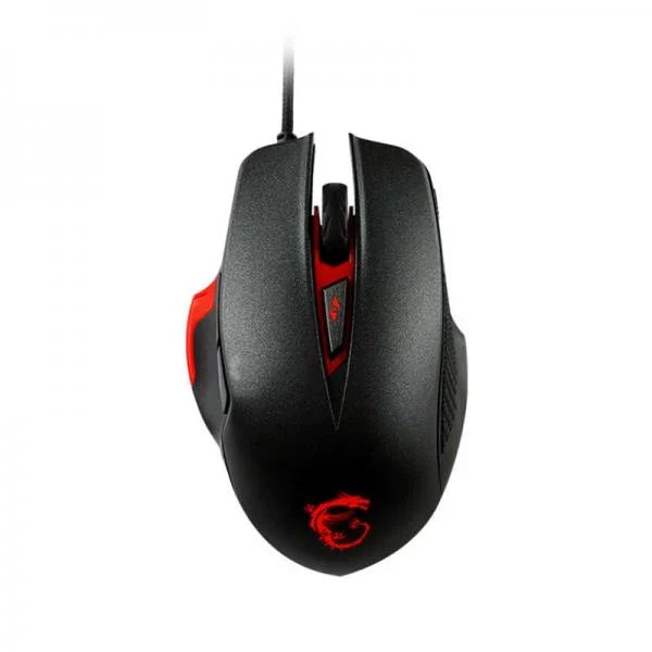 MSI Interceptor DS300 Wired Ergonomic Gaming Mouse ( INTERCEPTOR-DS300 ) ( 8200DPI / 6 Macro Button ) ( Black )