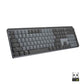 LOGITECH MX Keys Full Size Mechanical Wireless Keyboard ( Graphite )