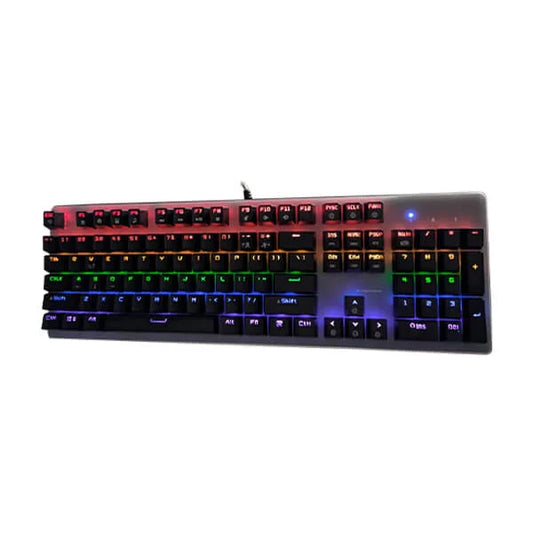 THERMALTAKE TT Esports K100 Full Size Mechanical Switches Gaming Keyboard ( Black ) ( Blue Switches ) ( KB-KSE-BLBHUS-01 )