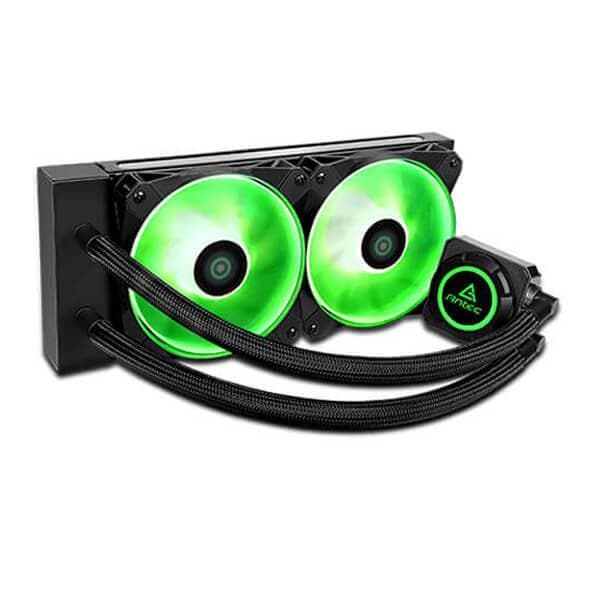 ANTEC Kuhler H2O K240 RGB 240mm CPU Liquid Cooler (Black)