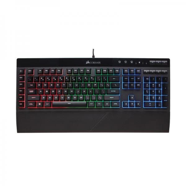 CORSAIR K55 Full Size Membrane Wired Gaming Keyboard ( Black ) ( Rubber Dome Switch ) ( CH-9206015-NA )
