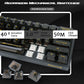 REDRAGON K617 Fizz 60% Mechanical Wired Gaming Keyboard ( Black Transparent ) ( Translucent Custom Switch )