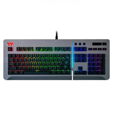 THERMALTAKE Level 20 Full Size USB Gaming Keyboard ( Black ) ( Cherry MX Silver Switch )