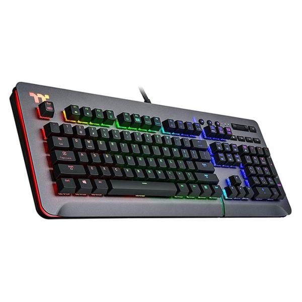 THERMALTAKE Level 20 Full Size USB Gaming Keyboard ( Black ) ( Cherry MX Silver Switch )
