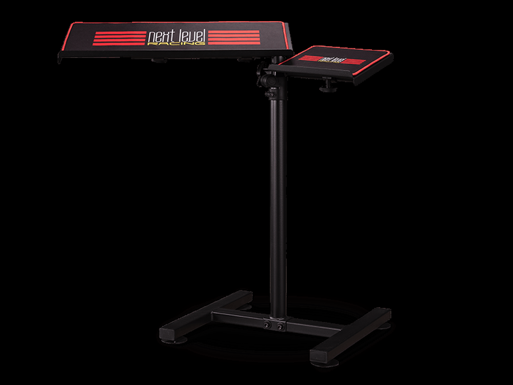 NEXT LEVEL Racing Free Standing Triple Monitor Stand (NLR-A010) And Free Standing Keyboard And Mouse Tray (NLR-A012)