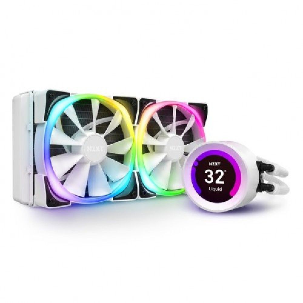 NZXT Kraken Z53 RGB 240mm AIO CPU Liquid Cooler (White)