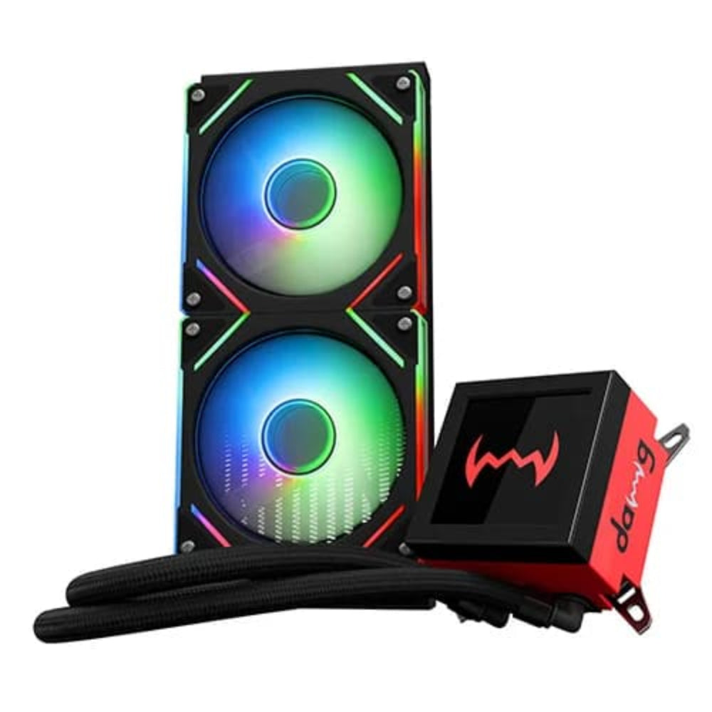 DAWG L240 ARGB 240mm CPU Liquid Cooler ( With LCD Display )( Black )