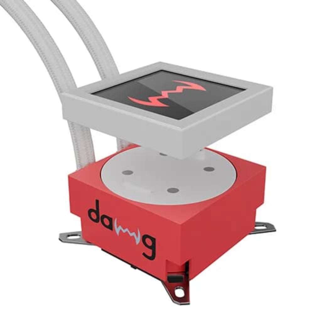DAWG L240 ARGB 240mm CPU Liquid Cooler ( With LCD Display )( White ) - Mehta Brothers Shop