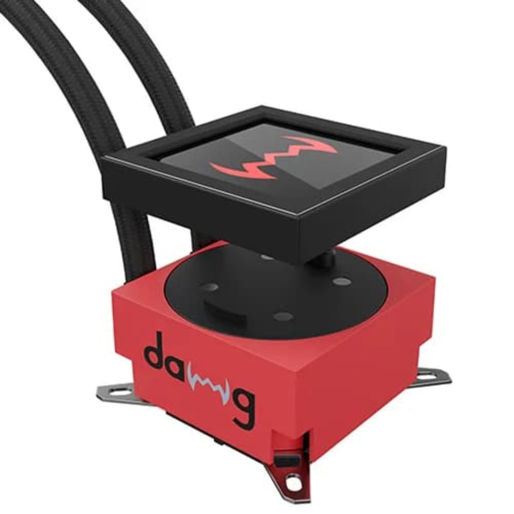 DAWG L360 ARGB 360mm CPU Liquid Cooler ( With LCD Display ) ( Black )