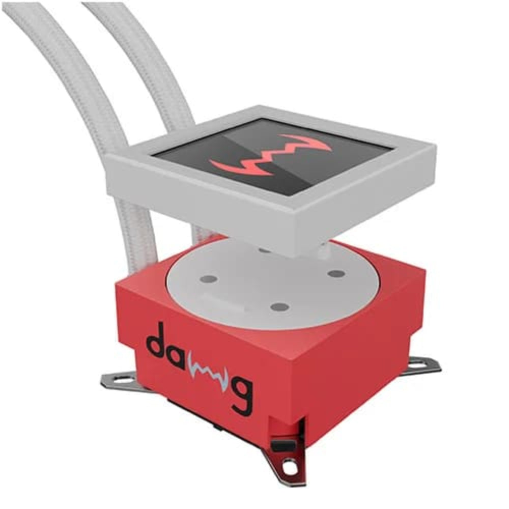 DAWG L360 ARGB 360mm CPU Liquid Cooler ( With LCD Display ) ( White )