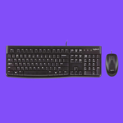 LOGITECH MK120 WIRED USB KEYBOARD AND MOUSE COMBO