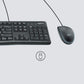 LOGITECH MK120 WIRED USB KEYBOARD AND MOUSE COMBO