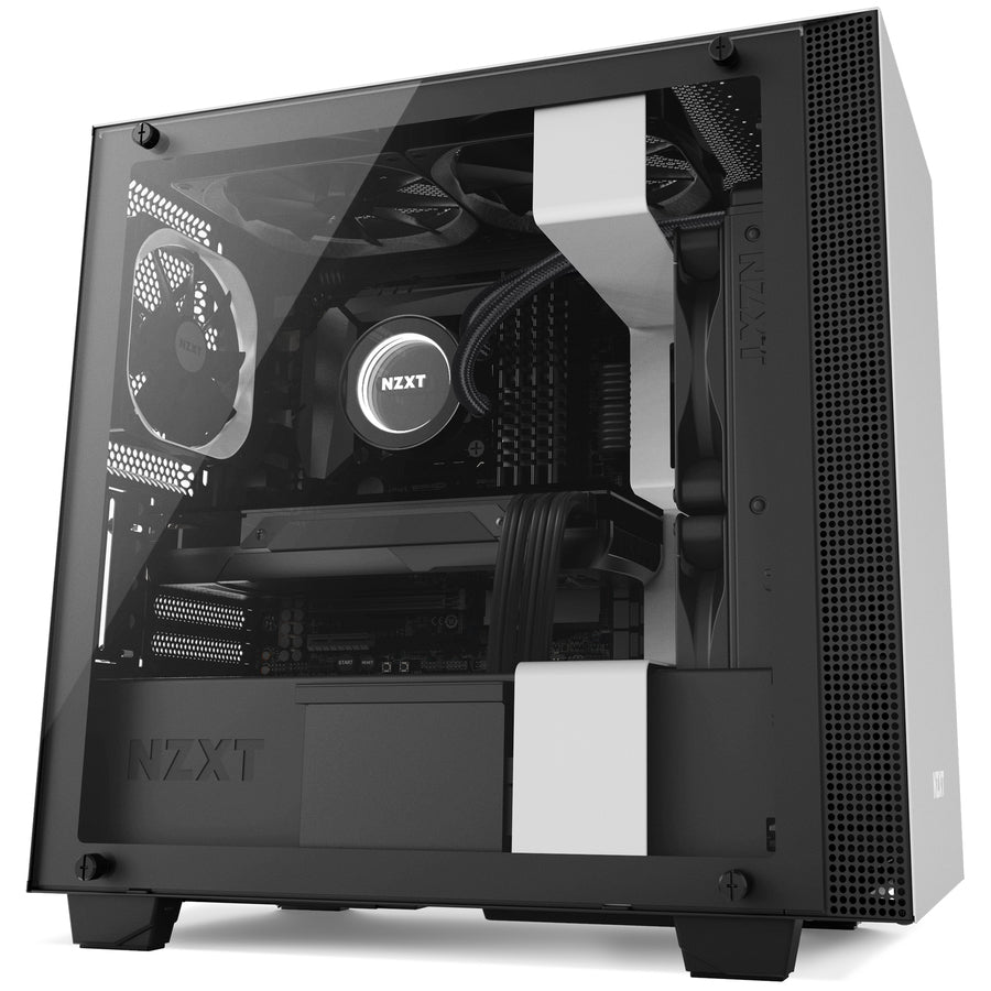 NZXT H400 ITX Mini Tower Cabinet ( Matte White )