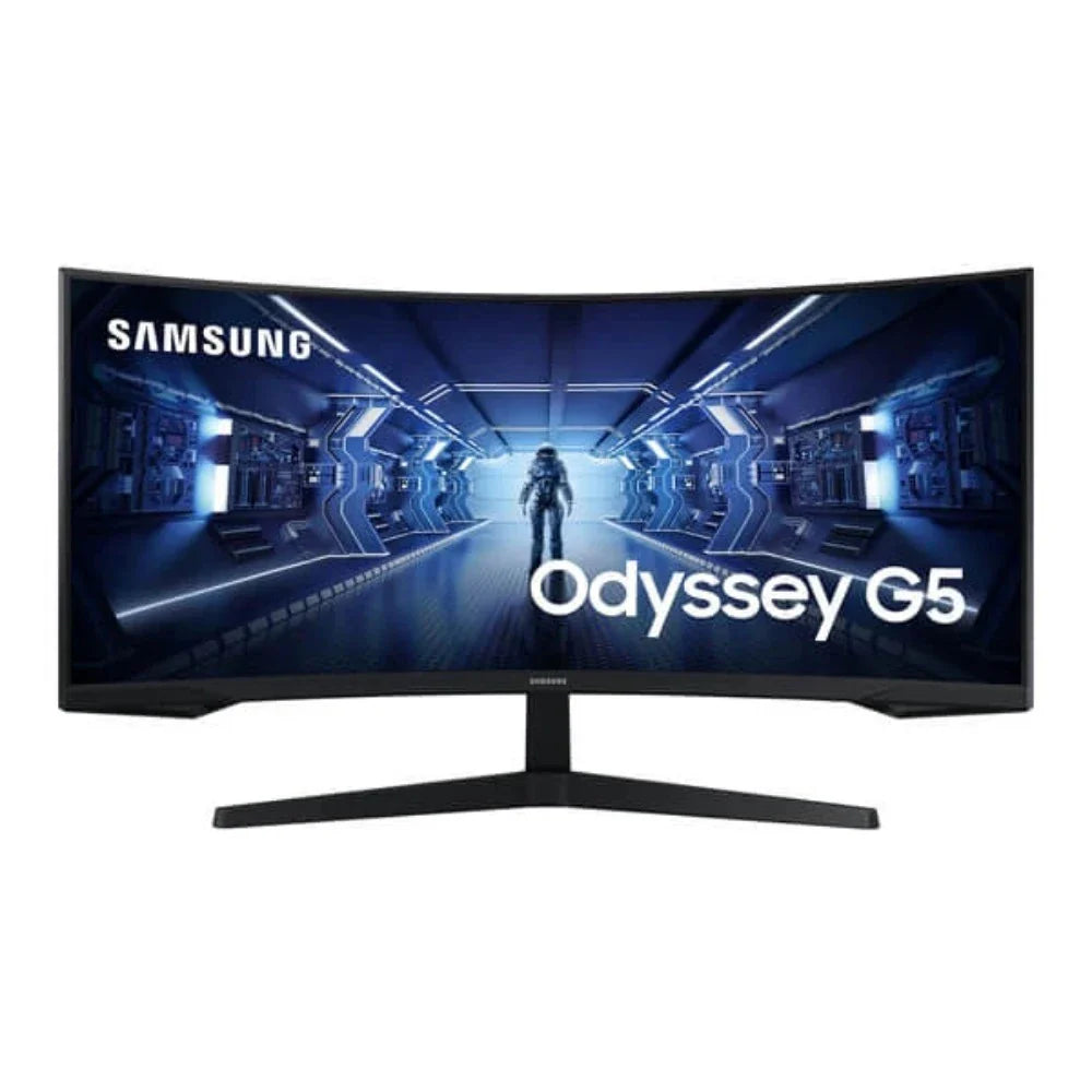 SAMSUNG Odyssey G5 LC34G55TWWWXXL 34 Inch QHD 165Hz VA Panel 1MS AMD Freesync Gaming Monitor