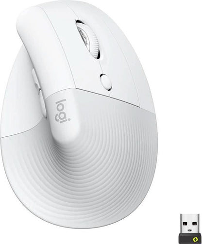 LOGITECH LIFT VERTICAL ERGONOMIC MOUSE WIRELESS PALEGREY