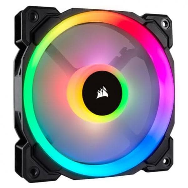 CORSAIR LL120 120mm RGB Cabinet Fan (Black) (Single Pack)