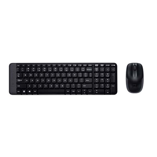 LOGITECH MK220 Full Size Membrane Wired Keyboard and Mouse Combo