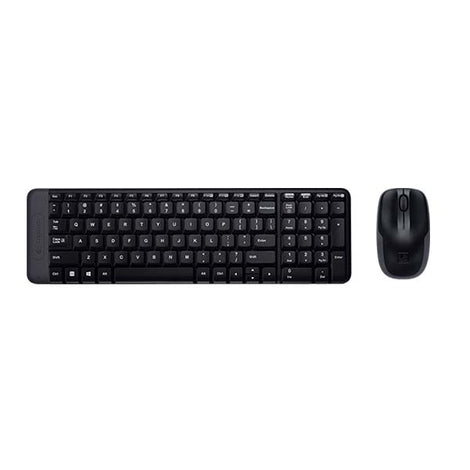 LOGITECH MK220 Full Size Membrane Wired Keyboard and Mouse Combo