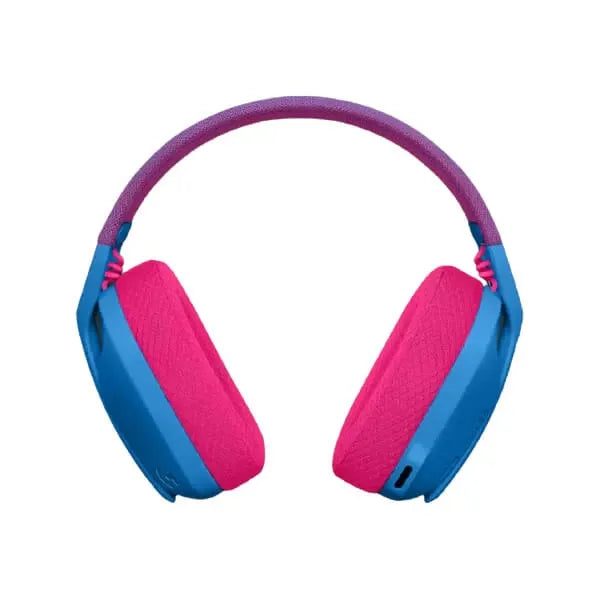LOGITECH G435 Wireless + Bluetooth 7.1 Surround Gaming Headphone ( Blue-Rasberry ) ( PS4 / PS5 / Mac OS )