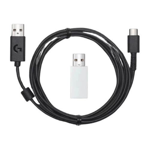 LOGITECH G435 Wireless + Bluetooth + USB 7.1 Surround Gaming Headphone ( White ) ( PC / PS4 / PS5 / Mac OS )