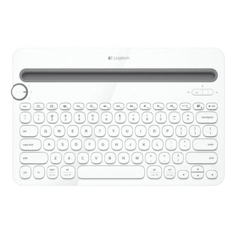 LOGITECH K480 65% Membrane Wireless + Bluetooth Keyboard ( White )