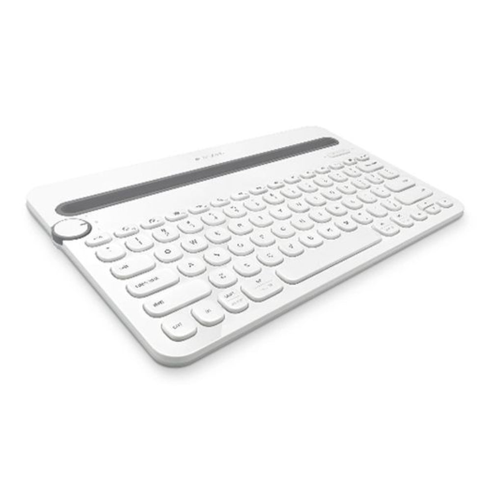 LOGITECH K480 65% Membrane Wireless + Bluetooth Keyboard ( White )