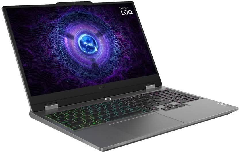 LENOVO LOQ 83GS00PJIN [CI5-12450HX/16GB/512GB SSD/WIN11 HOME+MS24/15.6"/6GB-RTX3050 GRAPHICS/1 YEAR(S)/GREY]