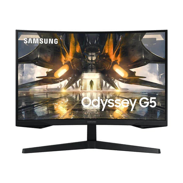 SAMSUNG Odyssey G5 LS27AG550EWXXL 27 Inch 2k QHD 165Hz 1MS AMD Freesync Gaming Monitor