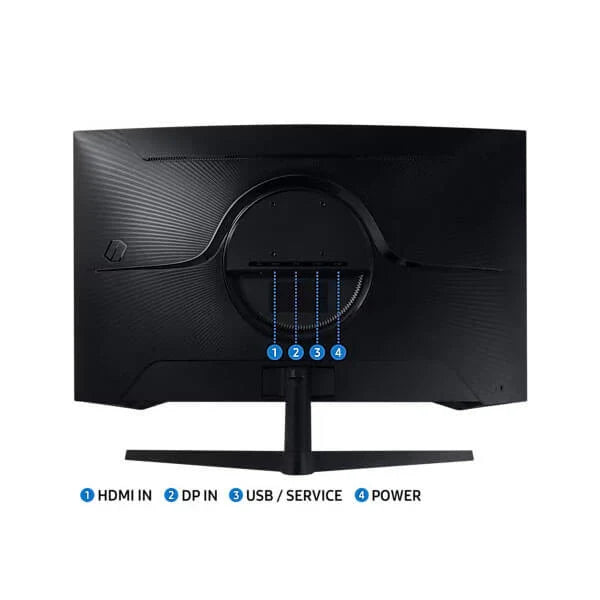 SAMUSNG Odyssey G5 LS32AG550EWXXL 32 Inch 2K QHD 165Hz 1MS AMD Free Sync Gaming Monitor