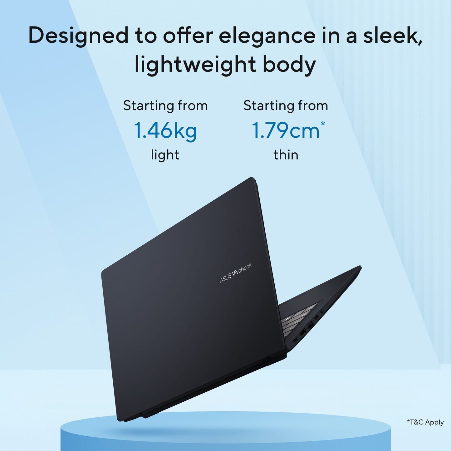 ASUS VIVOBOOK 14 M1407KA-LY112WS [AI R7-350/16GB/512GB SSD/WIN11 HOME+MS24/14.0"/INTEGRATED GRAPHICS/1 YEAR(S)/BLUE]