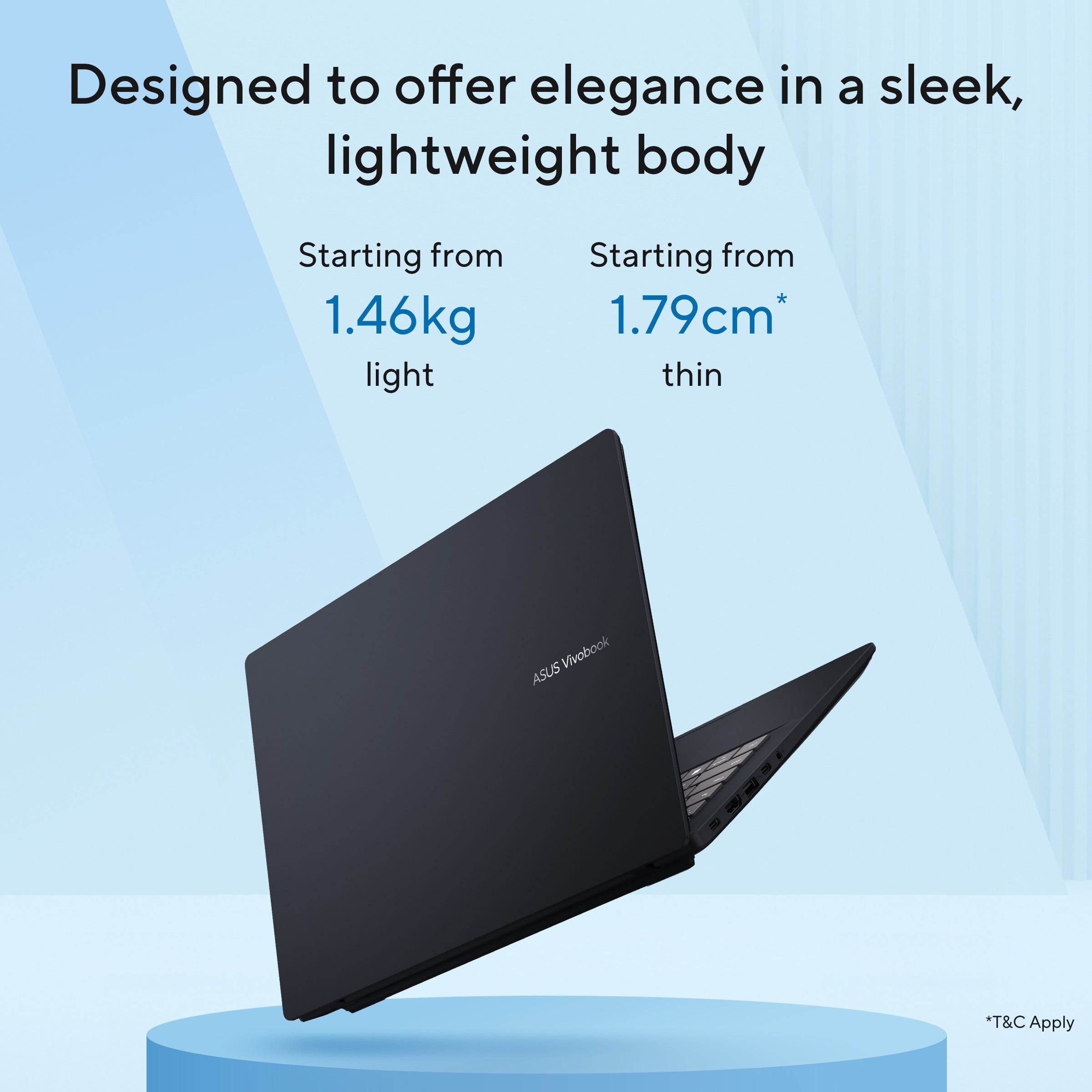 ASUS VIVOBOOK 14 M1407KA-LY112WS [AI R7-350/16GB/512GB SSD/WIN11 HOME+MS24/14.0"/INTEGRATED GRAPHICS/1 YEAR(S)/BLUE]