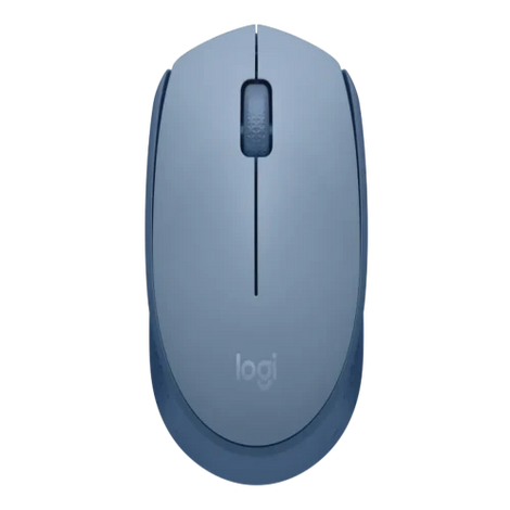 LOGITECH M171 Wireless Ambidextrous Gaming Mouse ( 1000DPI / 3 Macro Buttons ) ( Blue / Grey )