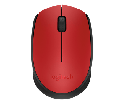 LOGITECH WIRELESS MOUSE M171 RED MOUSE