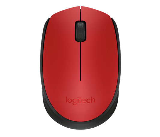 LOGITECH WIRELESS MOUSE M171 RED MOUSE