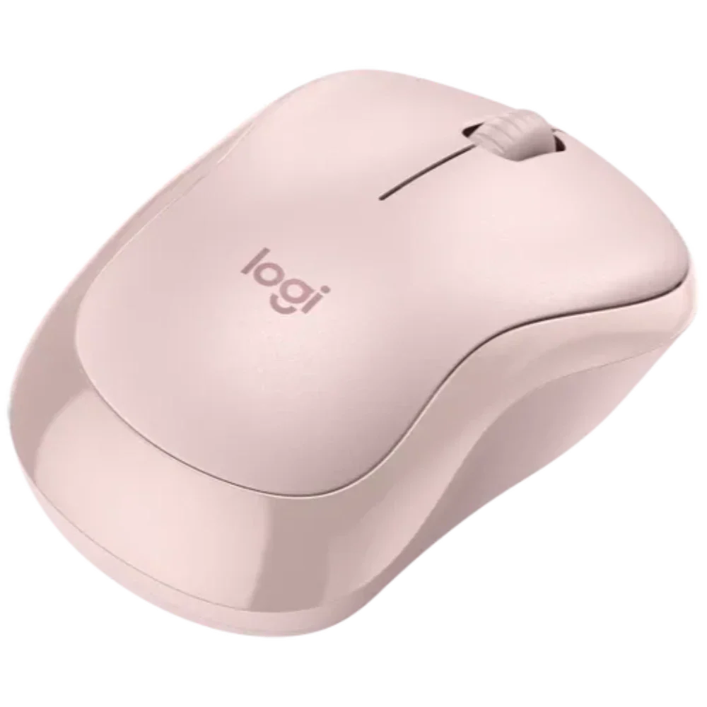 LOGITECH M220 Silent Wireless Ambidextrous Gaming Mouse (910-006129 ) ( 1000DPI / 3 Macro Button ) ( Rose )