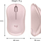 LOGITECH M220- SILENT MOUSE ROSE