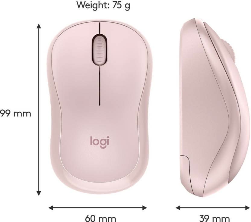 LOGITECH M220- SILENT MOUSE ROSE