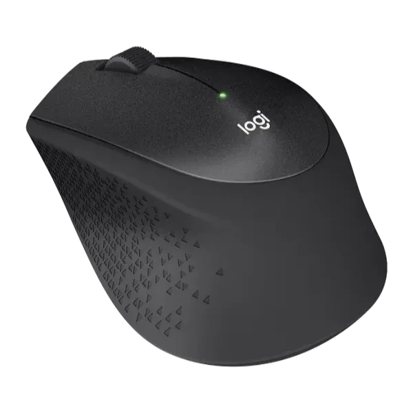 LOGITECH M330 Silent Plus Wireless Ergonomic Gaming Mouse ( 910-004905 ) ( 1000DPI / 3 Macro Button ) ( Black )