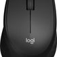LOGITECH M330 WIRELESS BLACK MOUSE