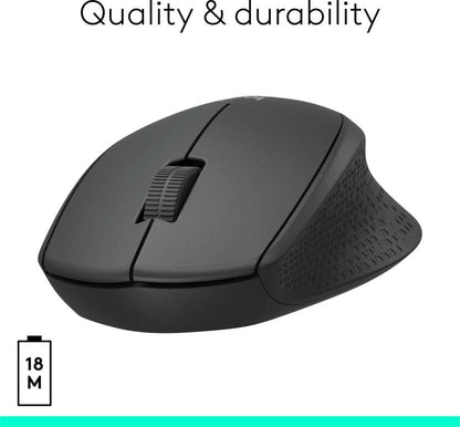 LOGITECH M331 SILENT MOUSE BLACK