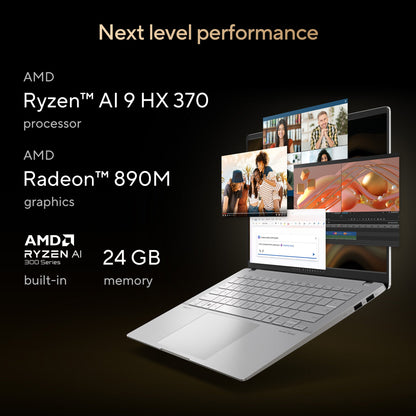 ASUS VIVOBOOK S14 OLED M5406WA-PP962WS [R9-HX370 RYZEN/24GB/512GB SSD/WIN11 HOME+MSO/14.0 INCH/INTEGRATED GRAPHICS /1 YEAR(S)/SILVER]