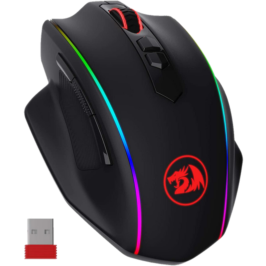 REDRAGON M686 ELITE VAMPIRE (WIRED/WIRELESS) USB GAMING RGB MOUSE BLACK