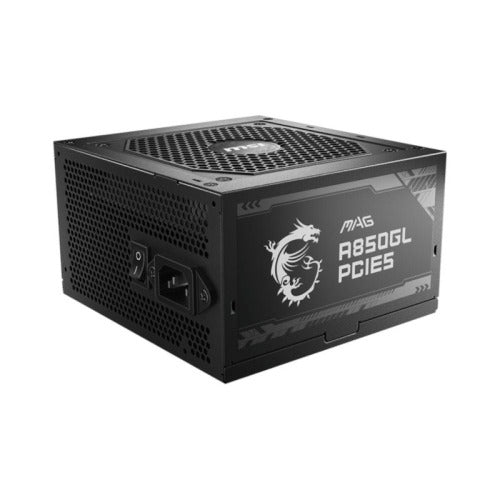 MSI MAG A850GL PCIE5 850W 80 + Gold Fully Modular ATX 3.0 Power Supply